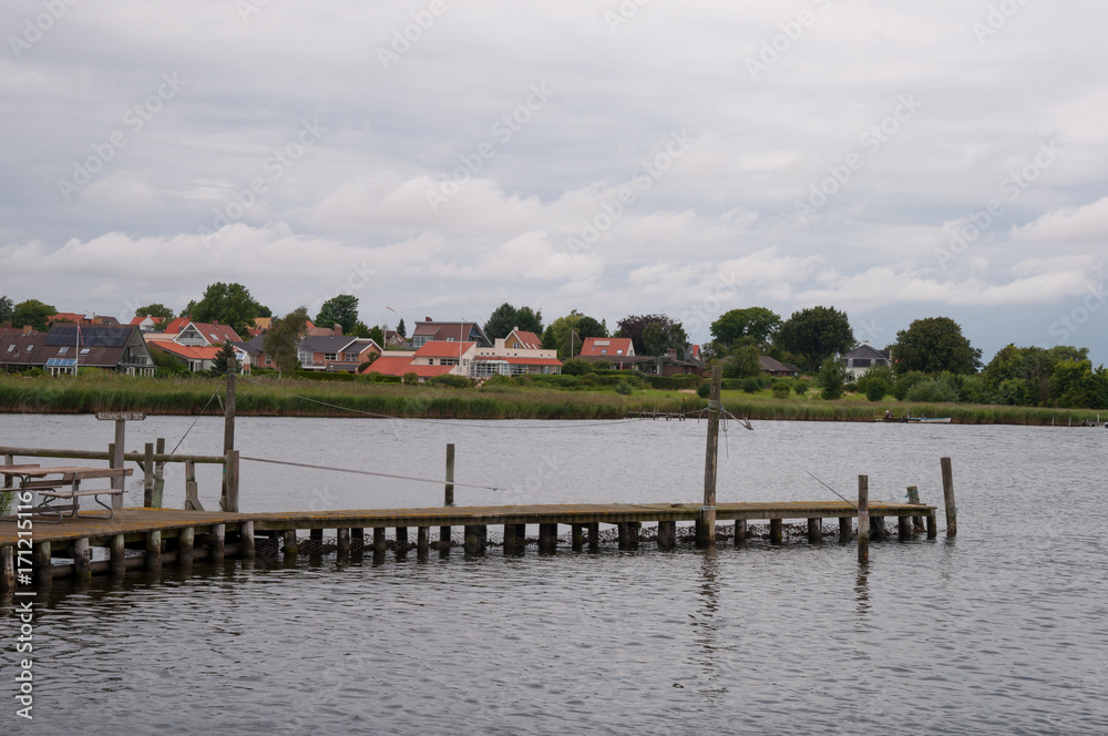 town of Karrebæksminde in denmark