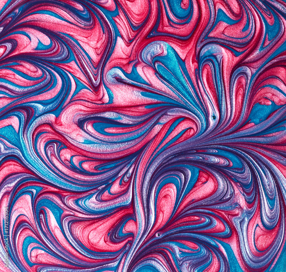 Blue and pink nail polish texture Blue and pink nail polish texture
