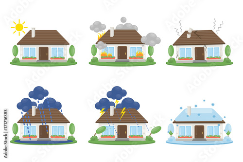 House accidents set.