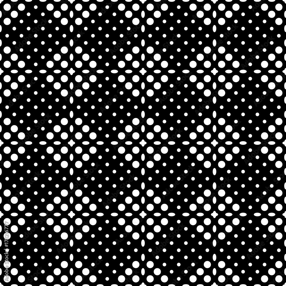 Seamless checkered abstract monochrome pattern from square zones filled with circles and ovals. Pattern for fabric and clothing. Vector Seamless checkered abstract monochrome pattern from square zones filled with circles and ovals. Pattern for fabric and clothing. Vector
