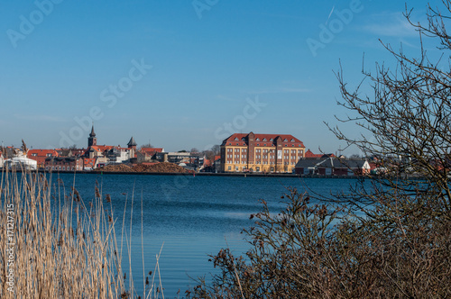 skyline of Nykoebing in Denmark photo