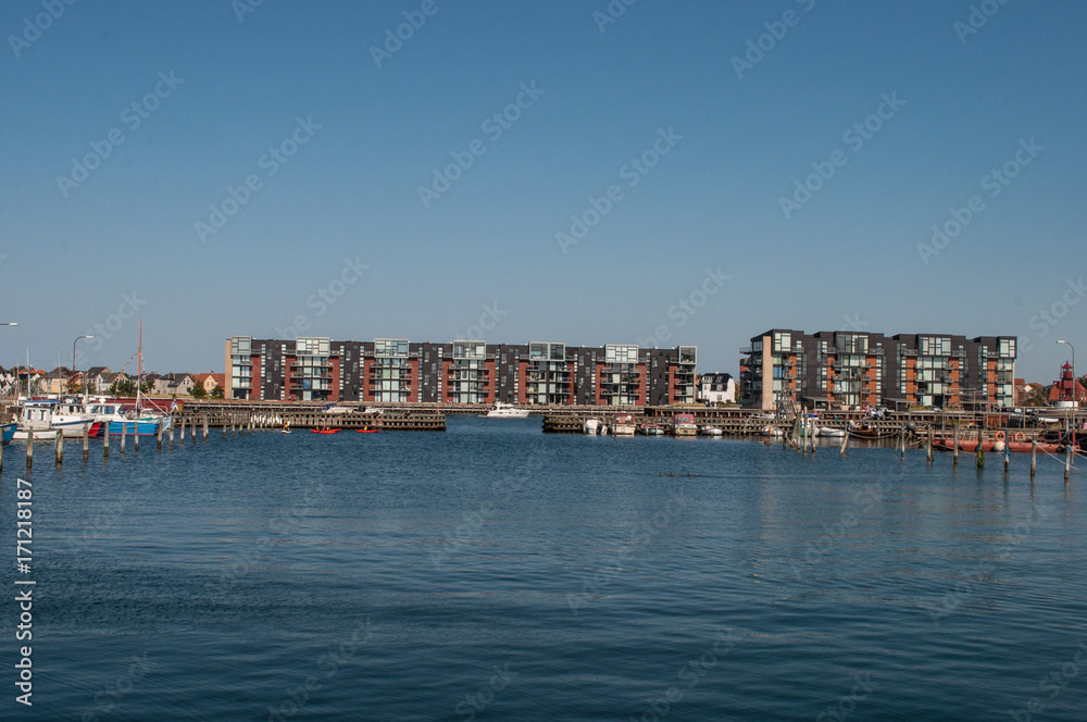 Korsoer harbor in Denmark