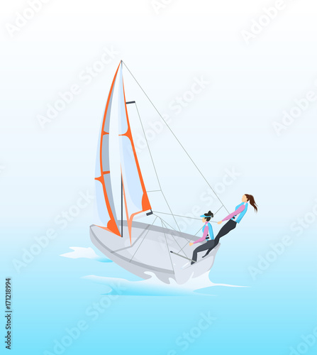 Isolated windsurf in ocean.