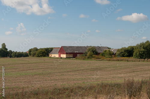 Old farm in town of Naestved in Denmark