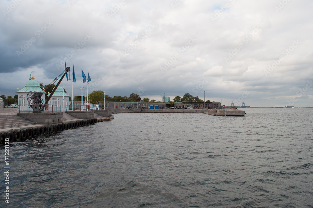 toldboden harbor in Copenhagen Denmark