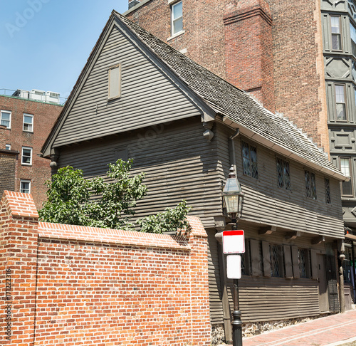 Fotografie Paul Revere House in Boston on Freedom Trail