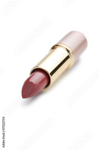 Colorful lipstick isolated on a white