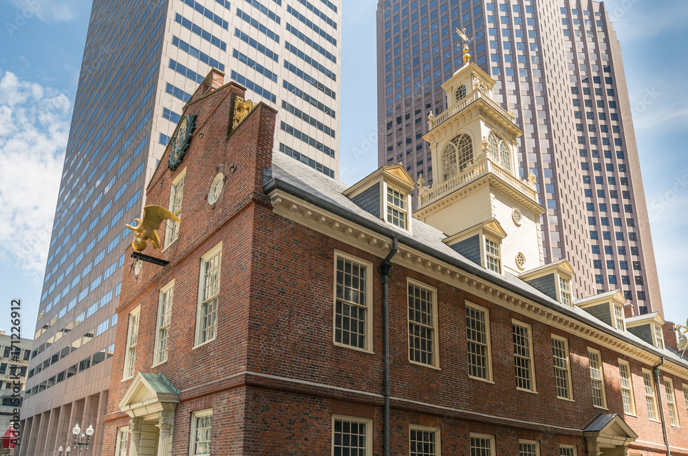 Old State House in Boston Freedom Trail Old State House in Boston Freedom Trail