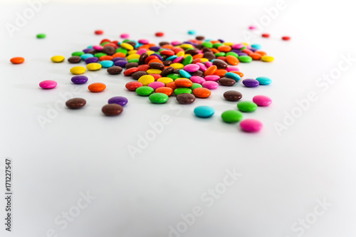 colorful candy, closeup