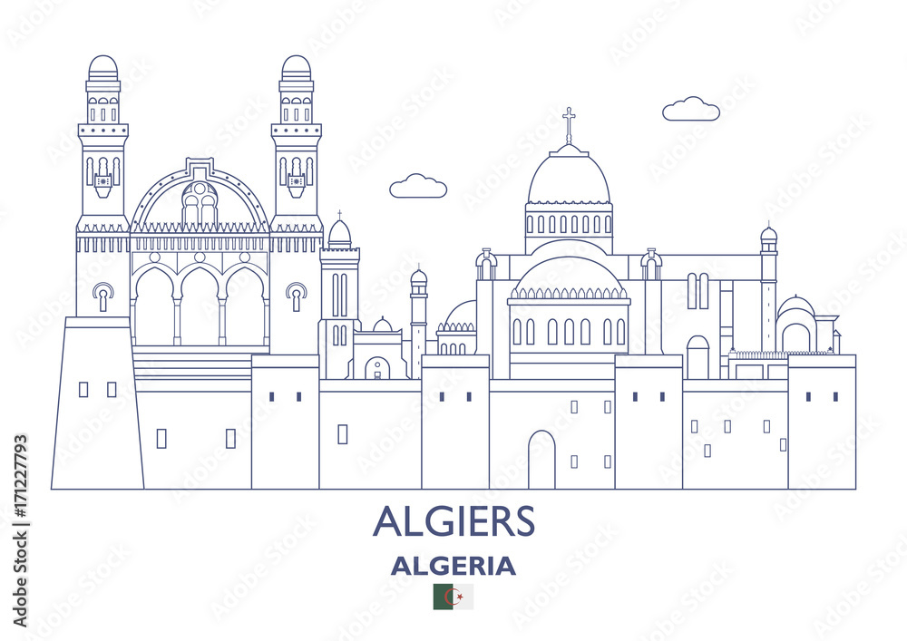 Algiers City Skyline, Algeria