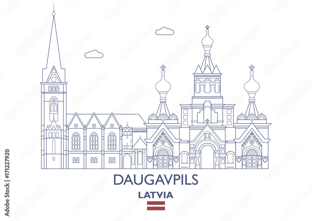 Daugavpils City Skyline, Latvia Daugavpils City Skyline, Latvia