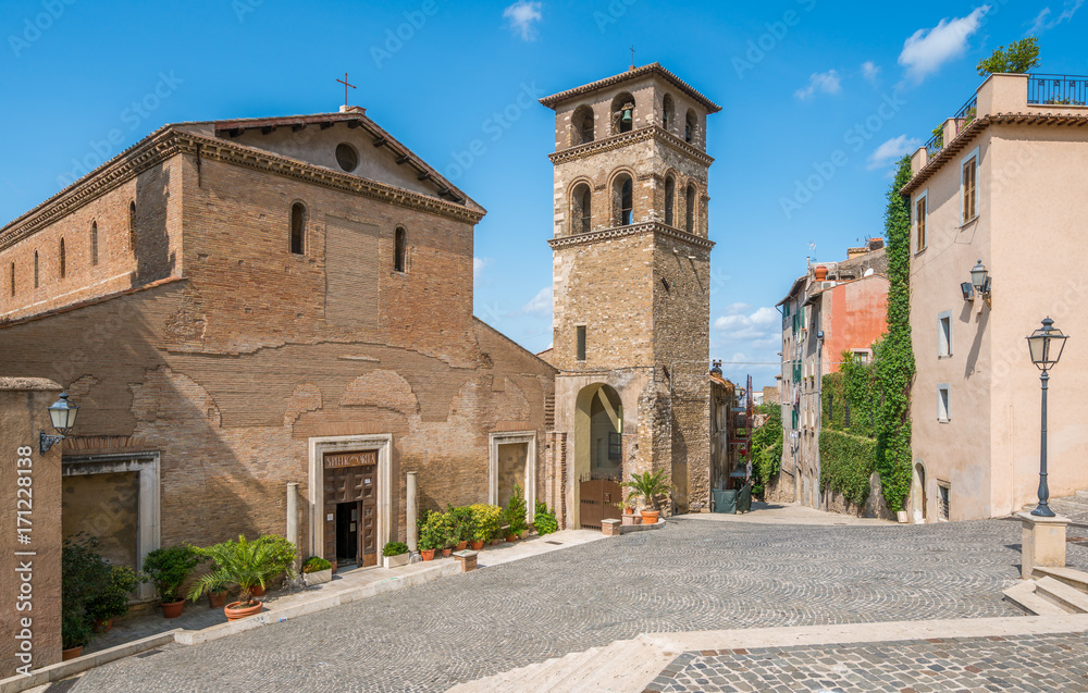 San Pietro alla Carità Church in Tivoli, province of Rome, Lazio, central Italy.