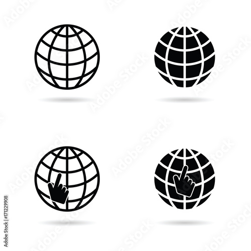 icon for internet vector