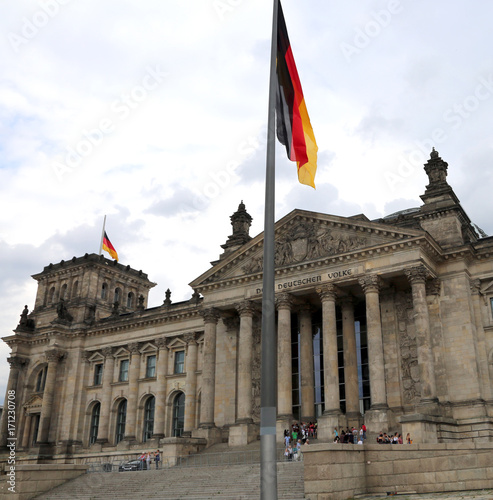 Reichstag building is Parliament of Germany in Berlin