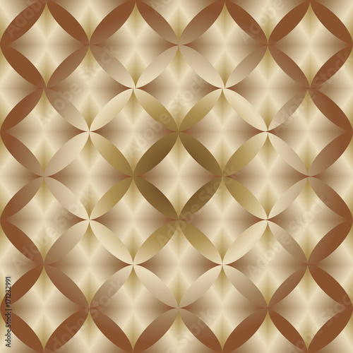 geometric pattern  Golden color