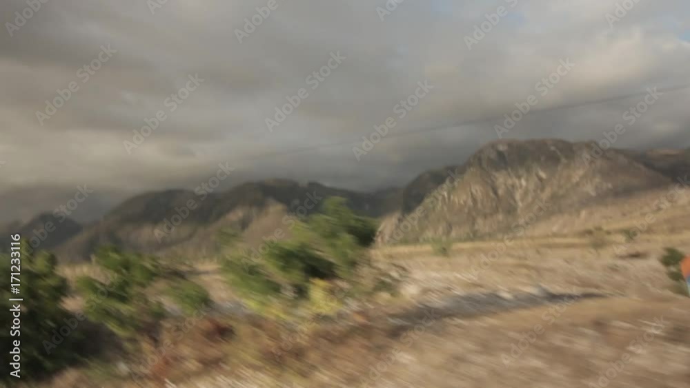 Haitian landscape by tap tap. Haitian landscape by tap tap.