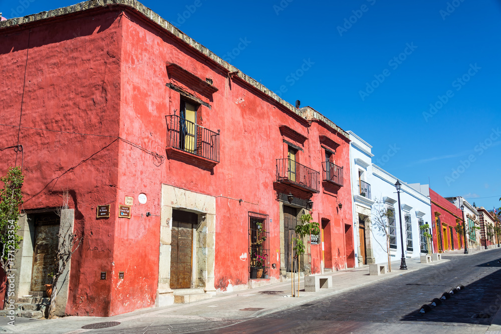 Colorful Colonial Street