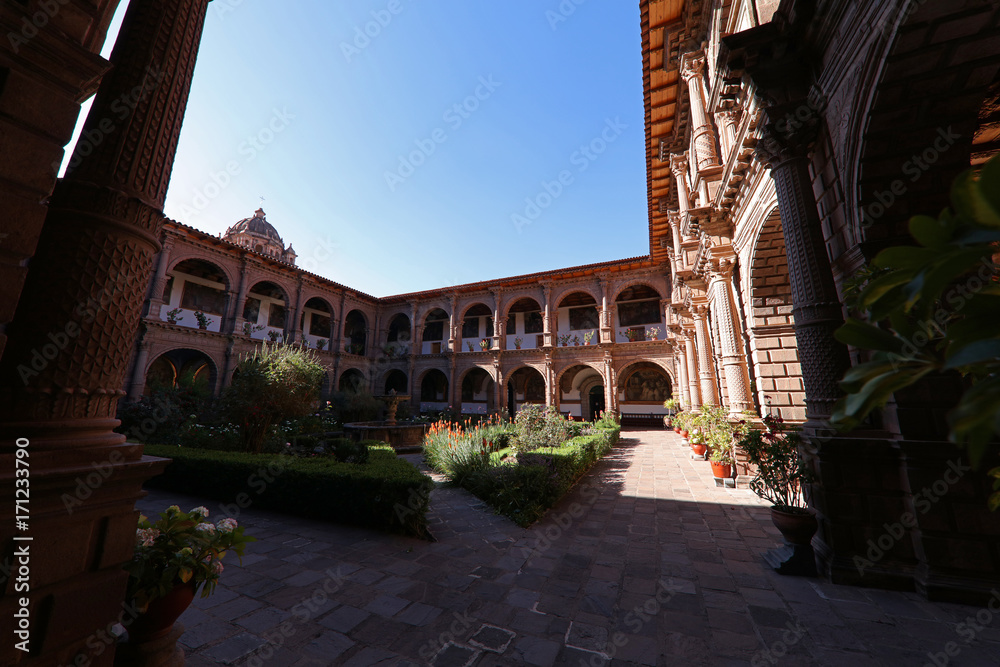 Fototapeta premium Claustro del Templo de la Merced, Cuzco
