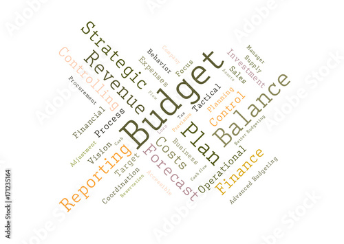 Budget word cloud