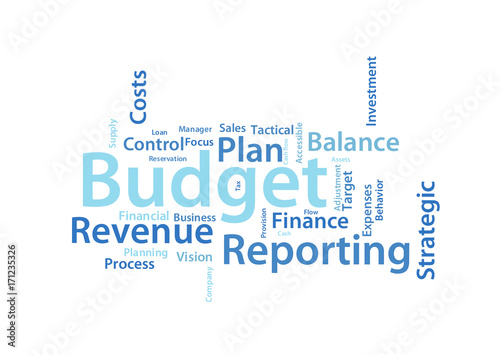 Budget word cloud