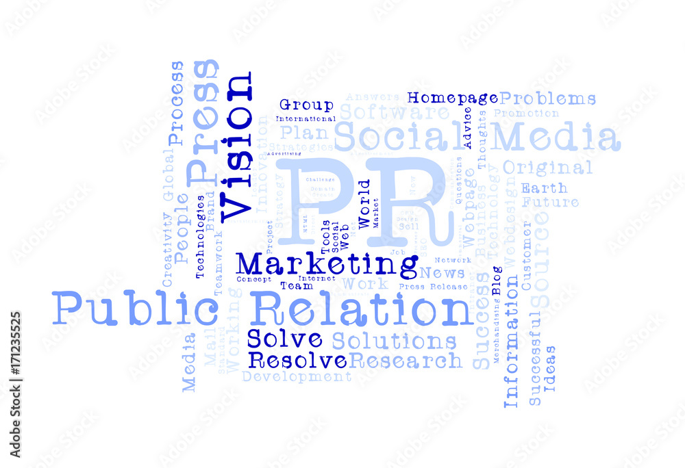Public relations word cloud Public relations word cloud