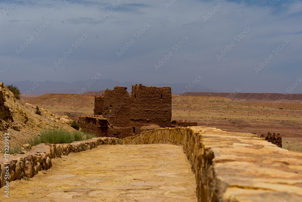 clay buildings in Aït Benhaddou clay buildings in Aït Benhaddou