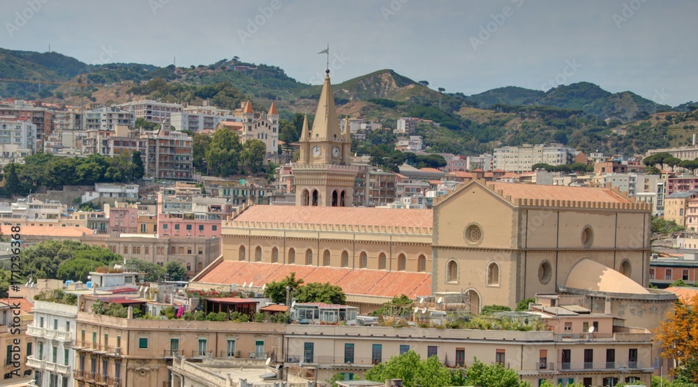 Ville de Messine en Sicile, sur les bords du détroit