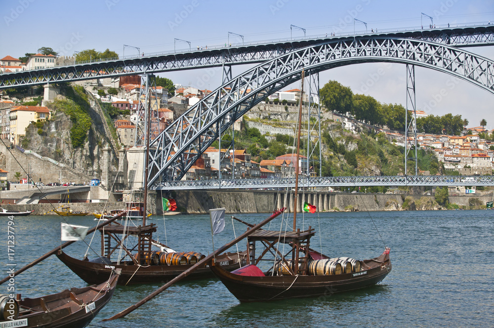 Brücke in Porto, Portugal