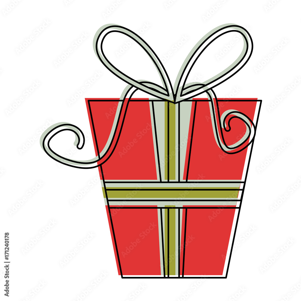 gift box with ribbon icon image vector illustration design gift box with ribbon icon image vector illustration design