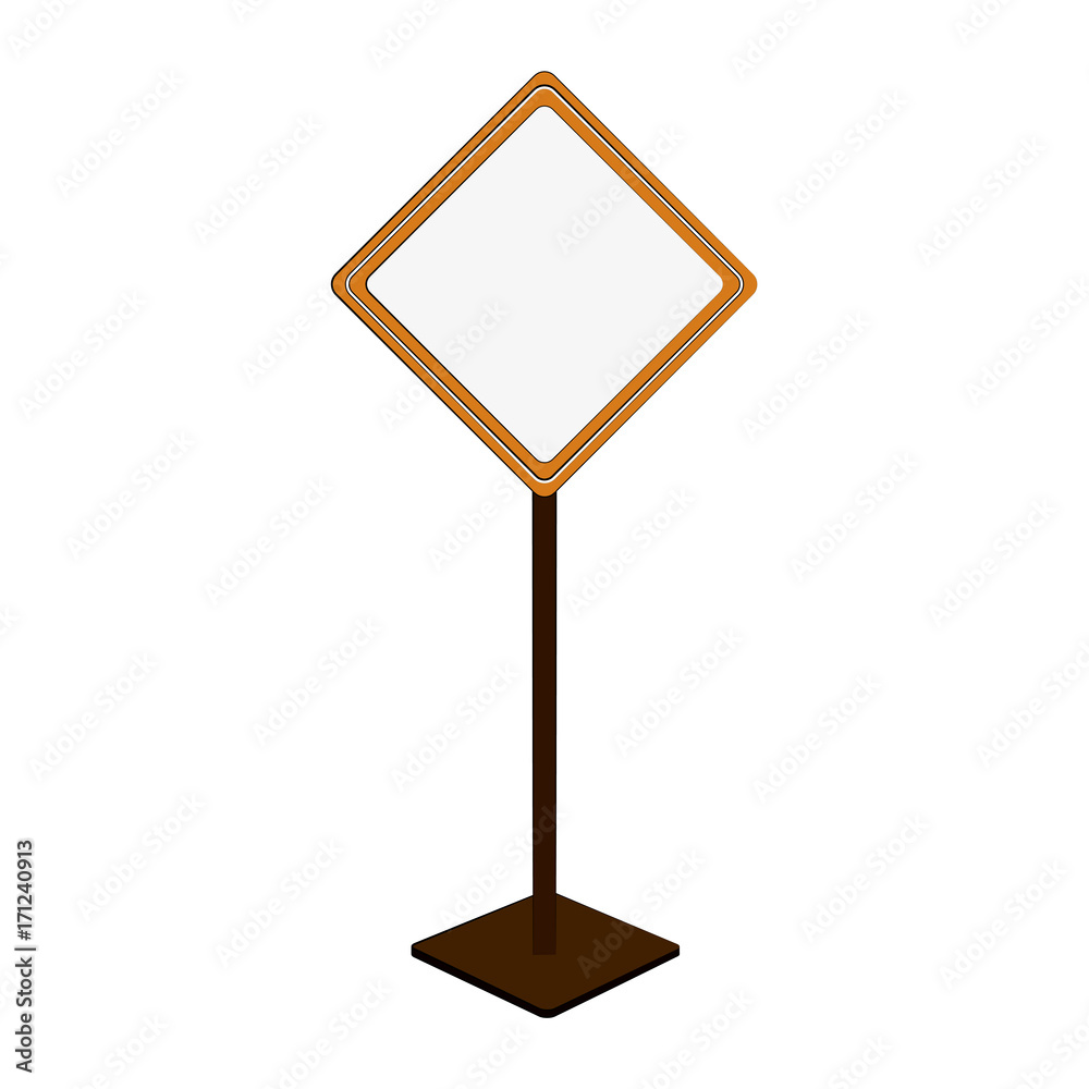 blank road sign icon image vector illustration design blank road sign icon image vector illustration design