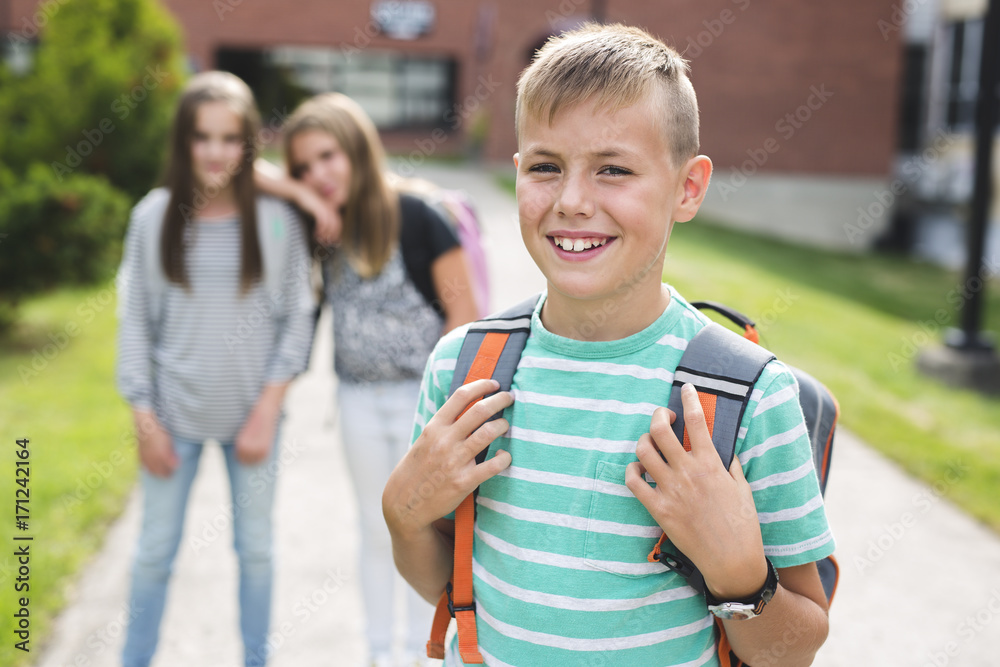 pre-teen School Pupils Outside of the Classroom pre-teen School Pupils Outside of the Classroom