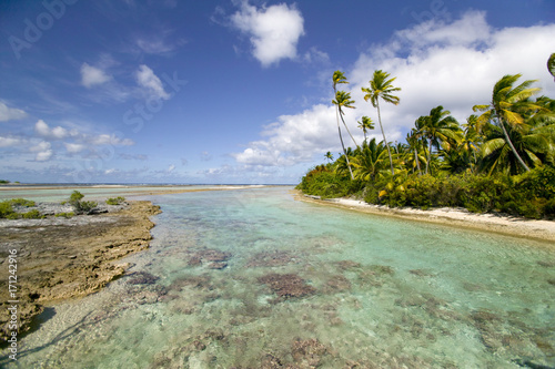 Südsee atoll mit Traumstran...