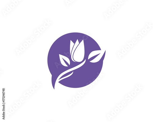 Beauty Vector Lotus flowers design logo Template icon