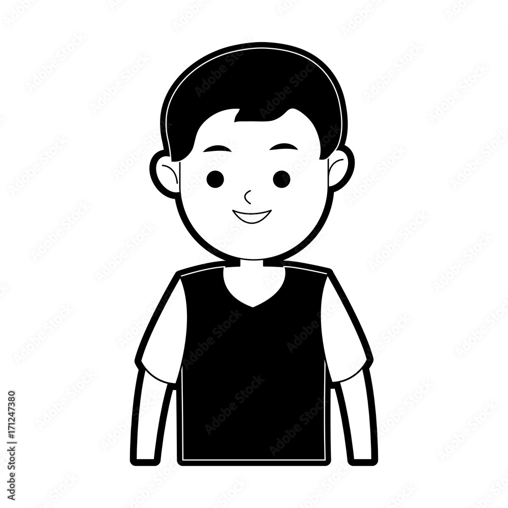 happy boy icon image vector illustration design happy boy icon image vector illustration design