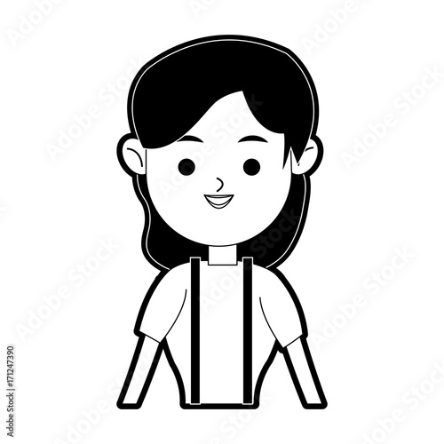 happy woman icon image vector illustration design 