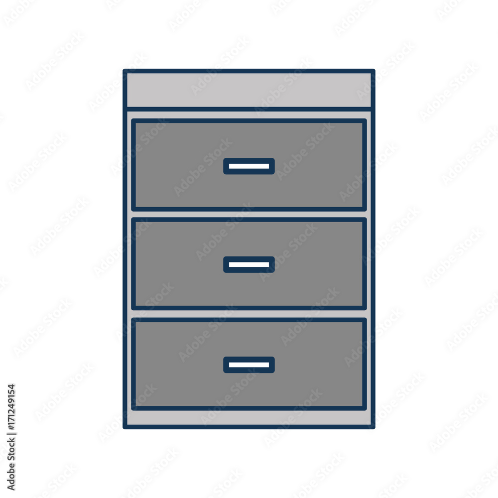 wooden chest of drawers furniture material modern style vector illustration wooden chest of drawers furniture material modern style vector illustration