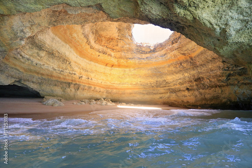 Natural Cave in Benagil, Algarve, Portugal