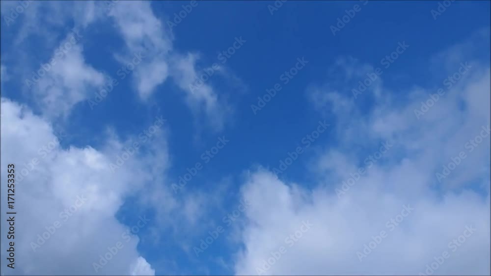 青空のタイムラプス