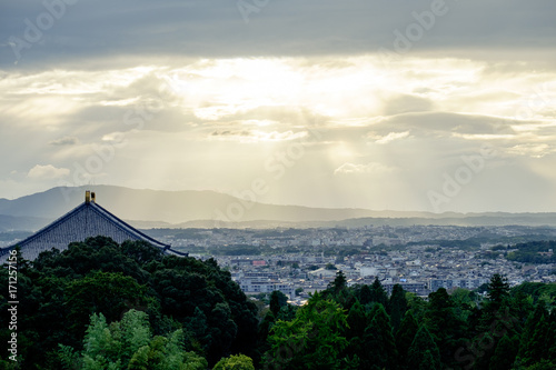 東大寺と奈良の町