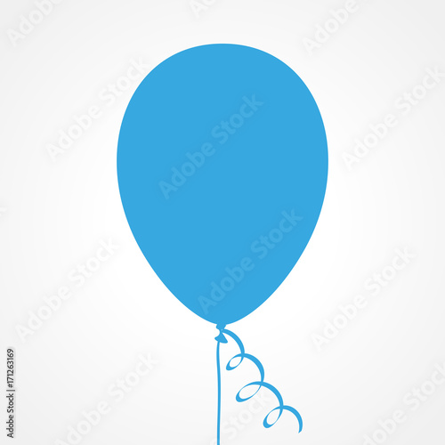 ballon bleu