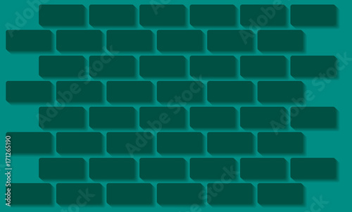 Vintage Bricks Pattern Vector Background
