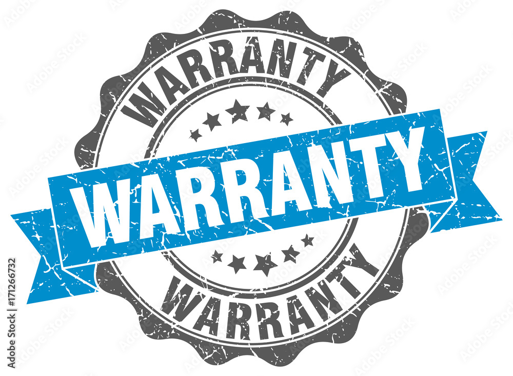 Fototapeta premium warranty stamp. sign. seal