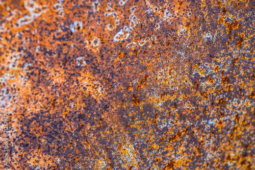 rusty steel close up texture for background photo