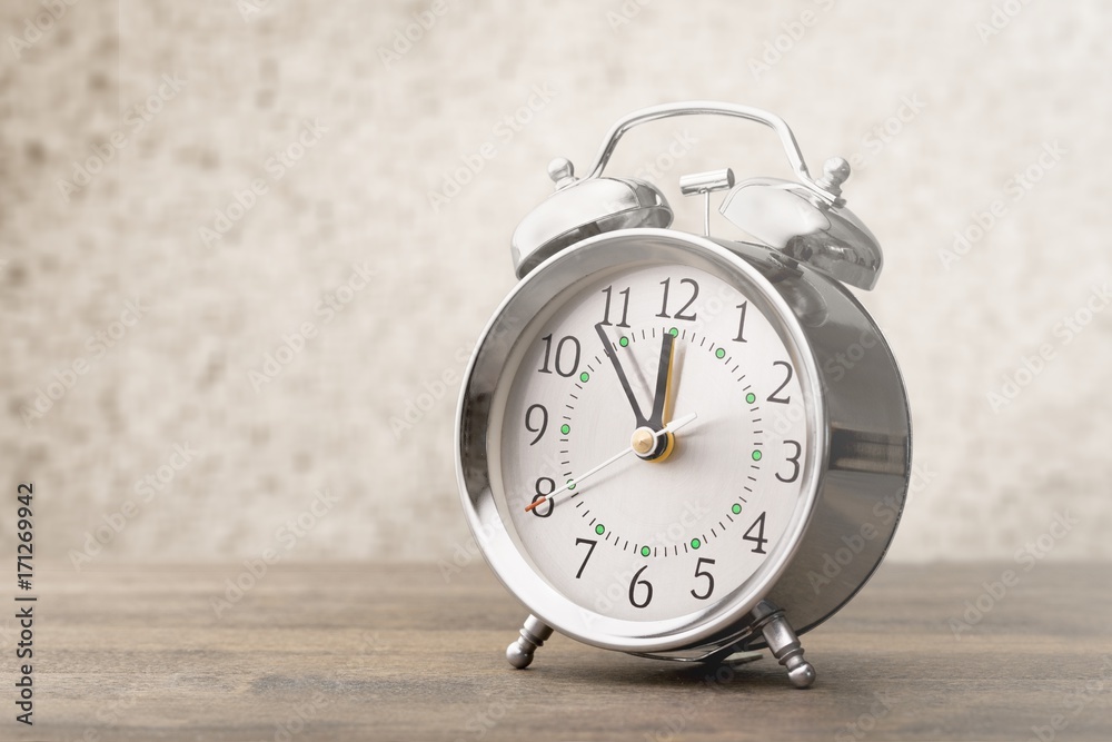 Alarm clock. Alarm clock.