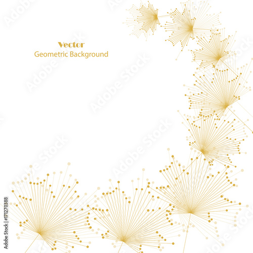 Abstract vector maple leaves