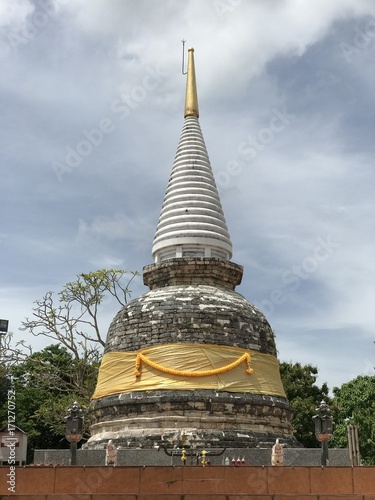 Coral Pagoda in Thong Nian, NakhonSri Thammarat, Thailand. photo