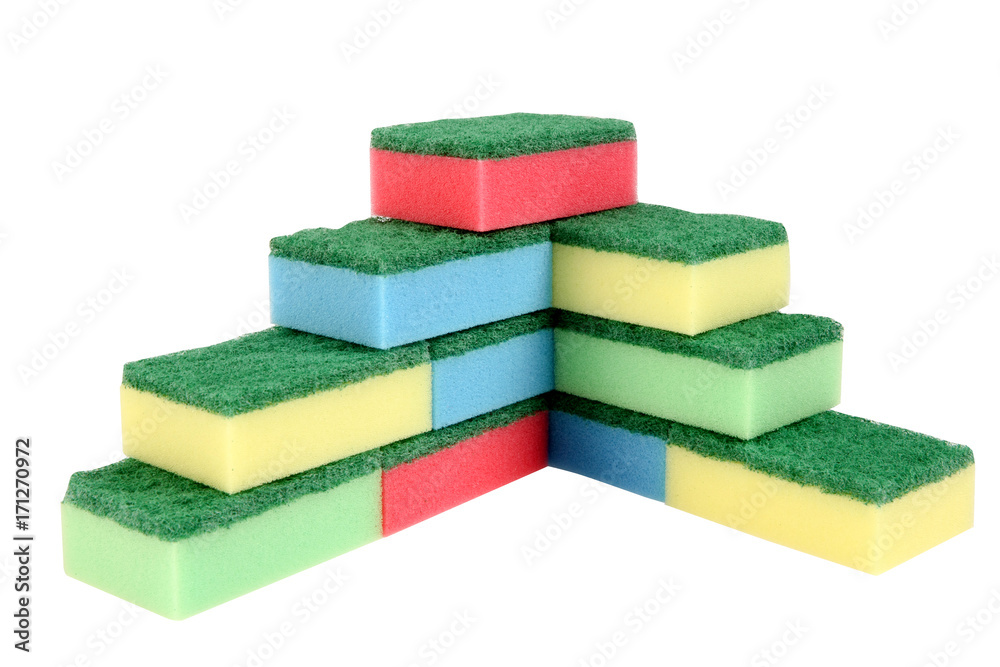 Kitchen sponges Stock Photo | Adobe Stock