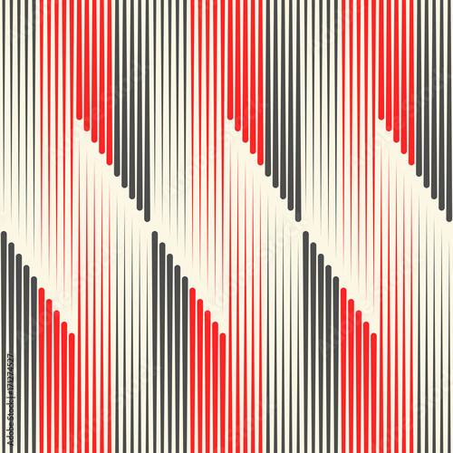 Seamless Red and Black Background. Endless Stripe Pattern