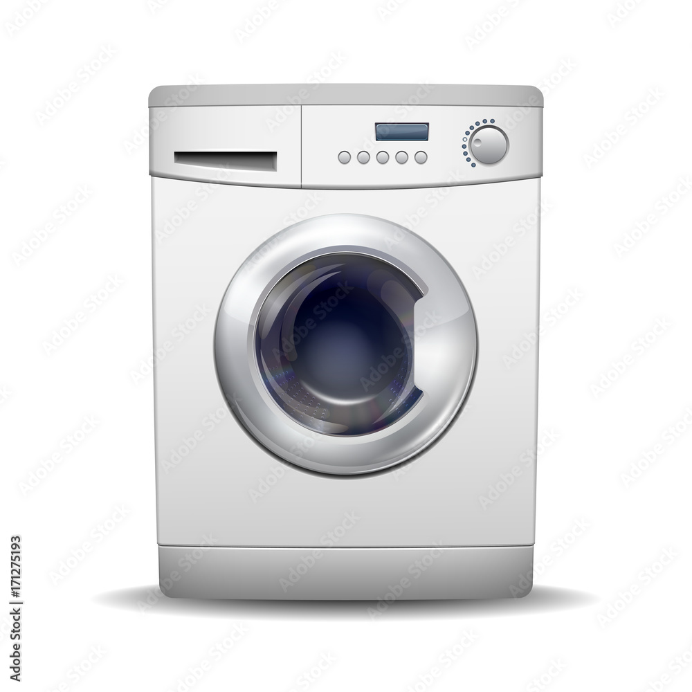 Washing machine isolated on white background Washing machine isolated on white background