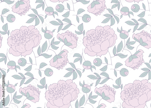 elegant floral seamless pat...